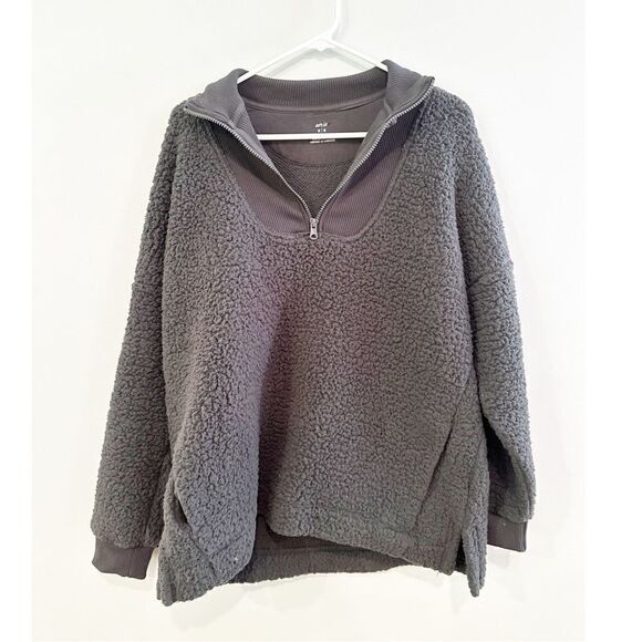 Aerie dream sherpa charcoal gray - Picture 2 of 4
